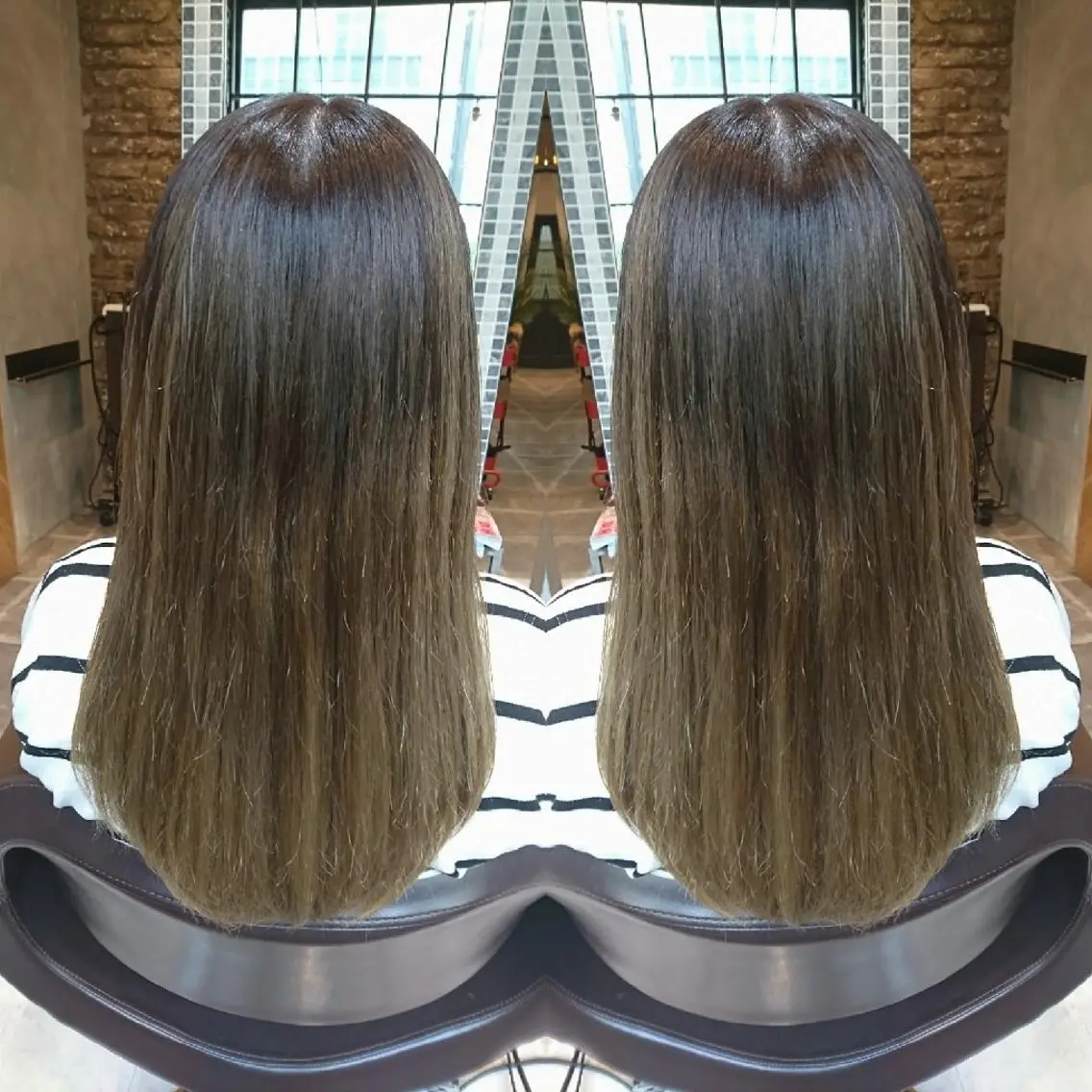 ロング カラー ハイライトカラー イルミナカラー ハイライト カット ヘアカラー トリートメント センター南 SEIJIのヘアスタイル