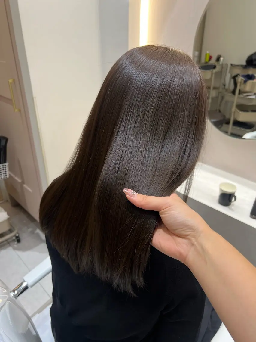 ミディアム Zina河原町店 momokaのヘアスタイル