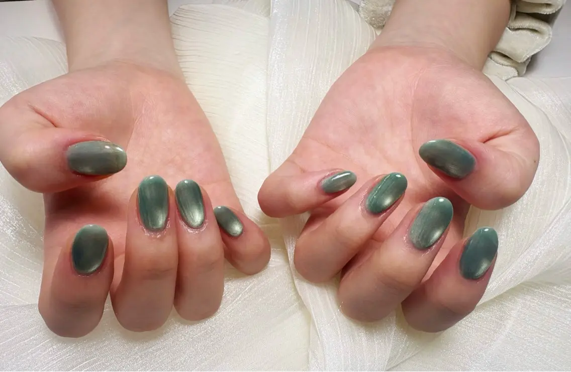 ネイル マグネットネイル ハンドネイル すずき 🎀のネイルデザイン