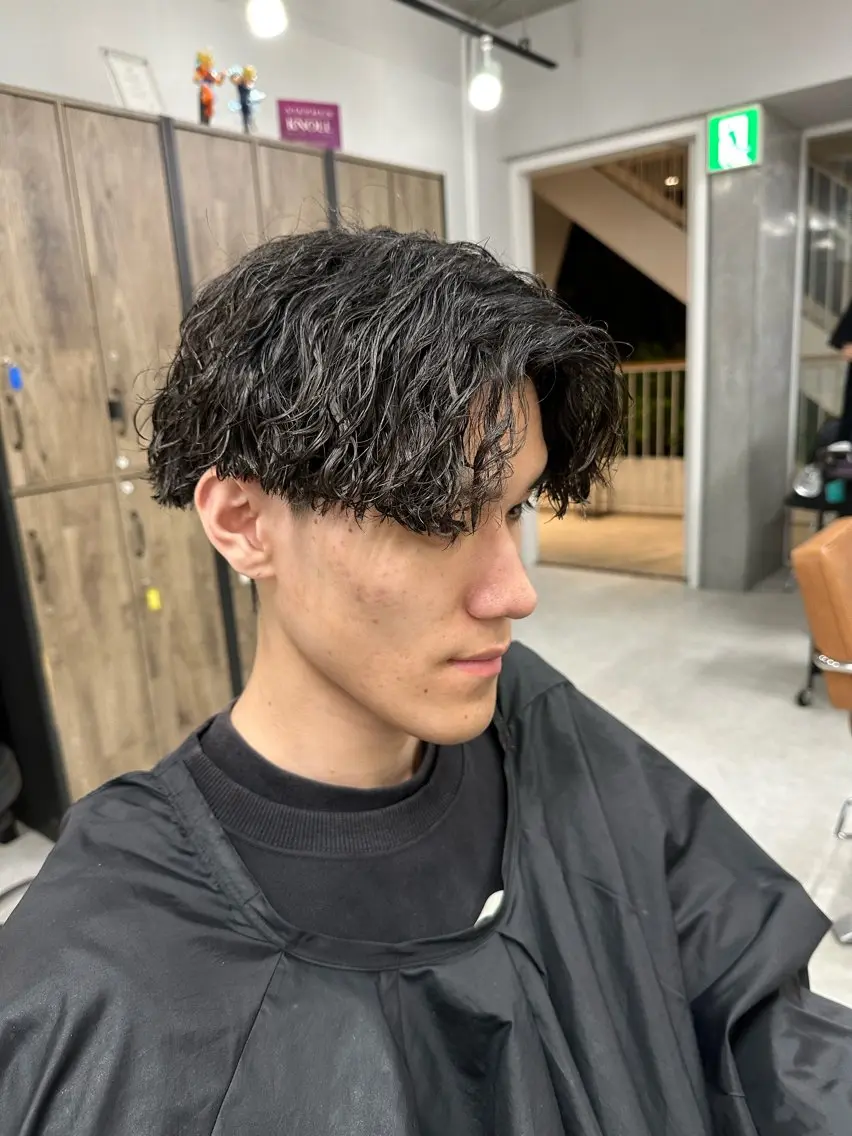 メンズ バレイヤージュ特化/ アキラのヘアスタイル