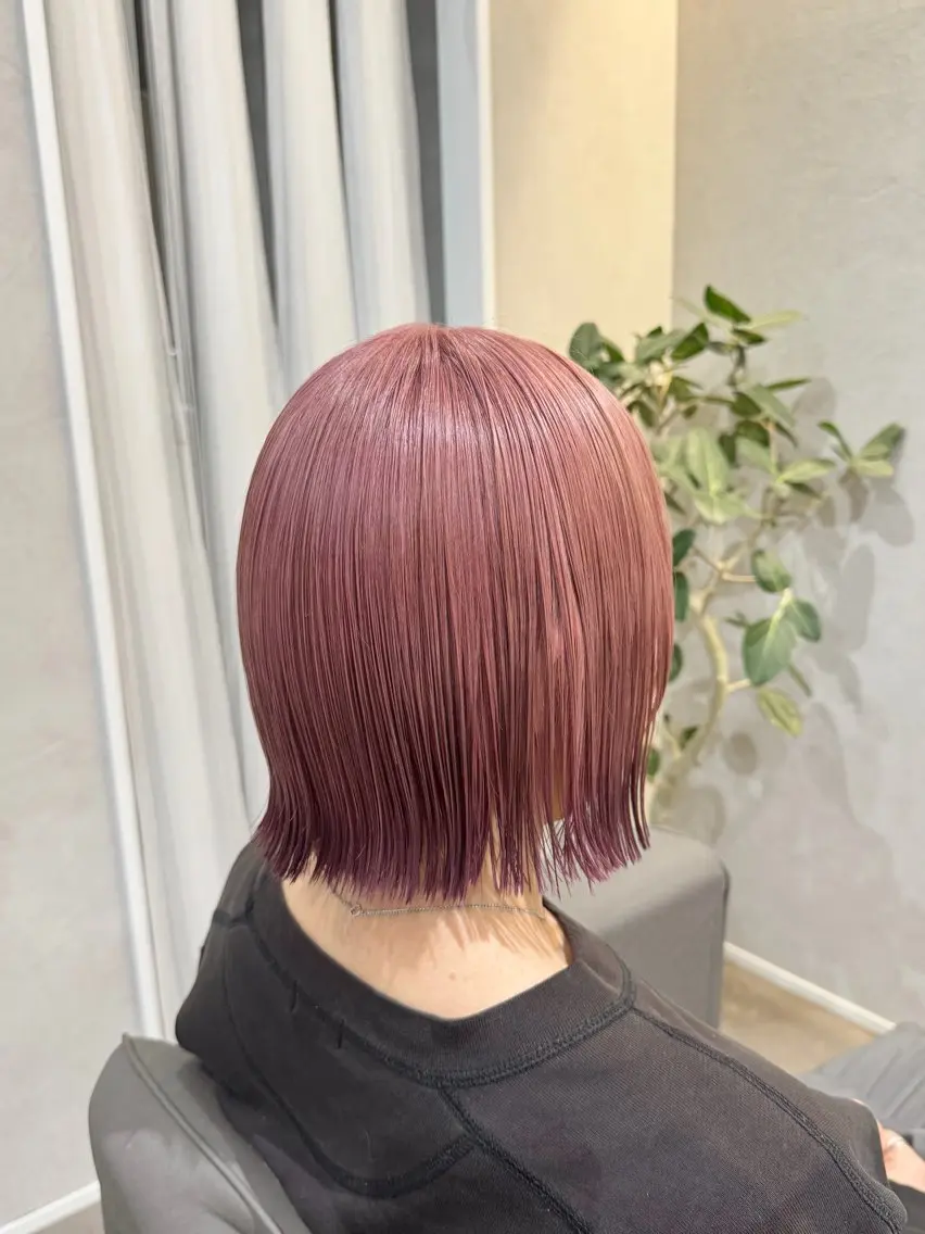 ミディアム カラー カット ヘアカラー トリートメント ハイトーン/外国人風 カラー/メンズパーマのヘアスタイル