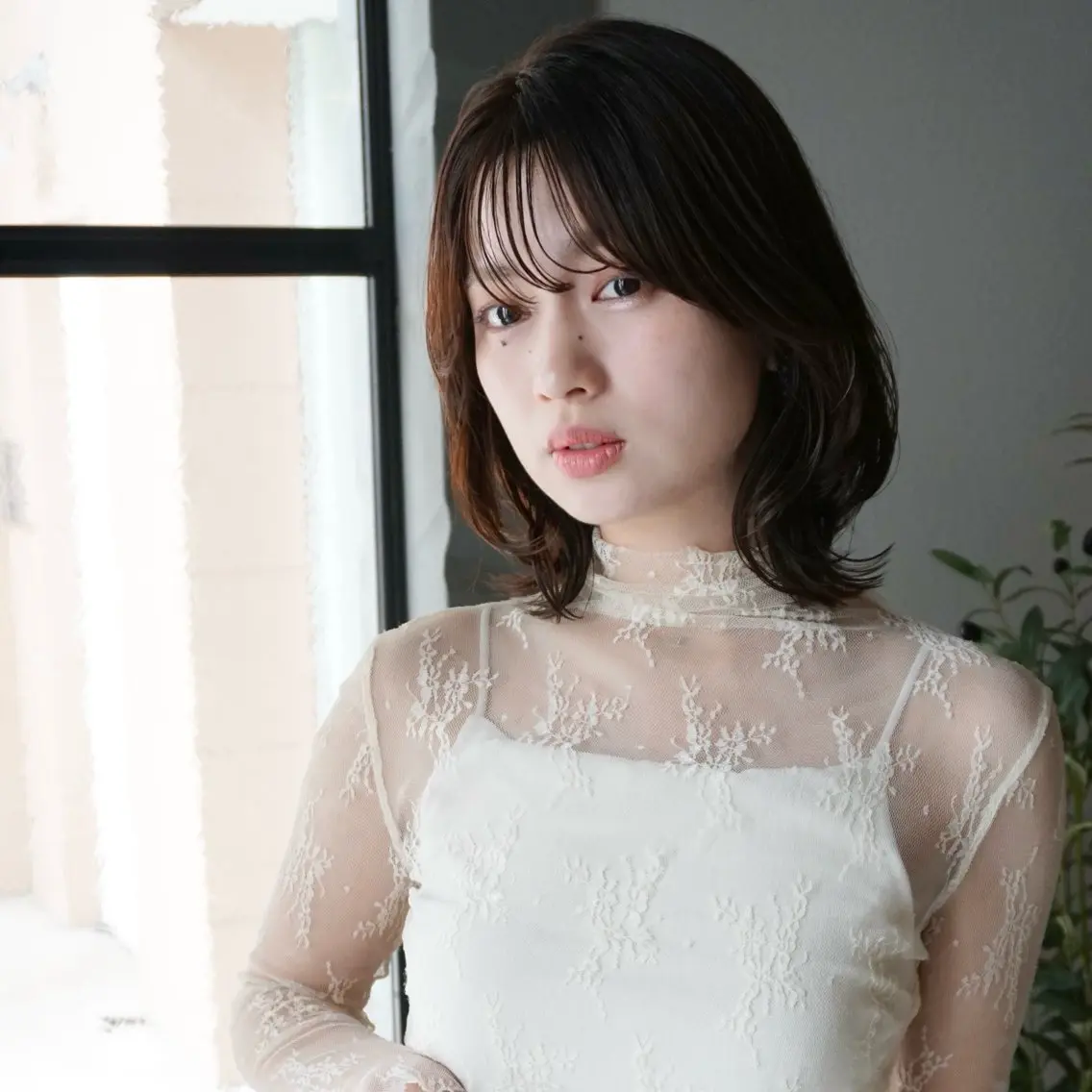 ミディアム カット ヘアカラー 【天満1艶髪】潤艶/ 髪質改善🌹釣本竜哉のヘアスタイル
