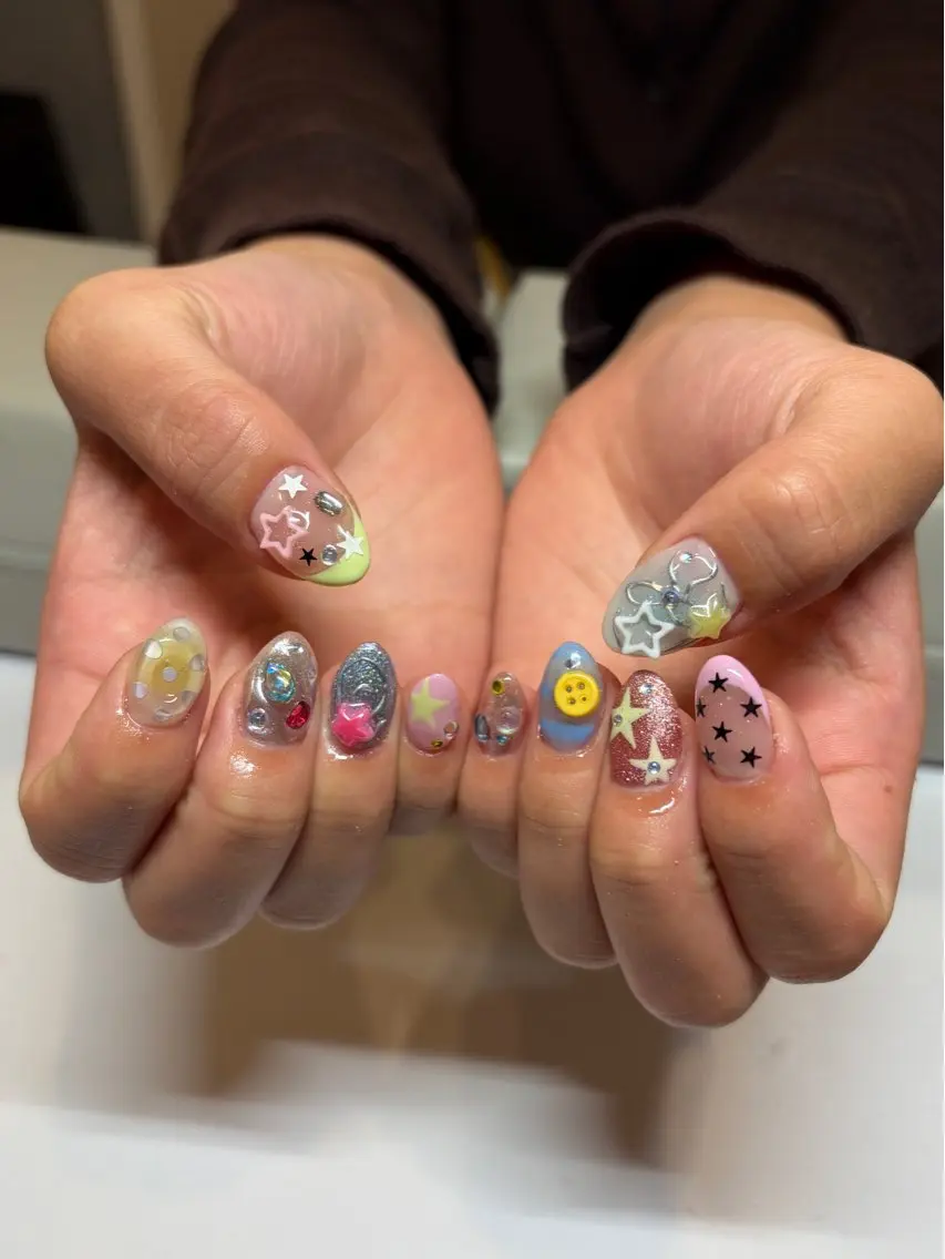 【新規限定】トレンドデザイン🌟90minアートコース🍒時間内パーツつけ放題!の写真