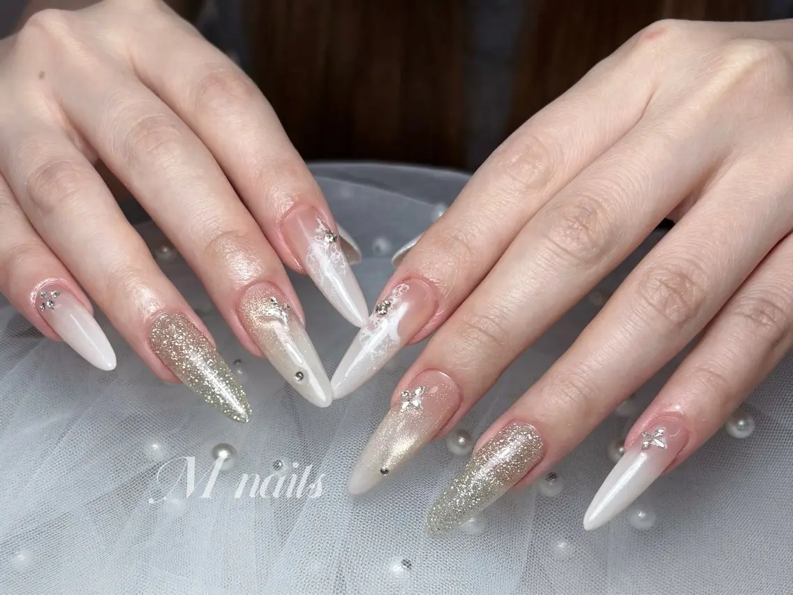 ネイル M 🌷Nail 長さだし専門店のネイルデザイン