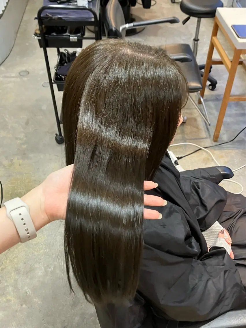 カラー ブリーチ ケアカラー ダブルカラー ブリーチなしカラー 🎀透明感カラー🎀 Yurinoのヘアスタイル