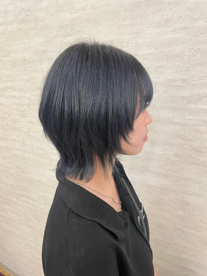 ショート カラー カット ヘアカラー トリートメント newi大分/ ヒメノシオリのヘアスタイル