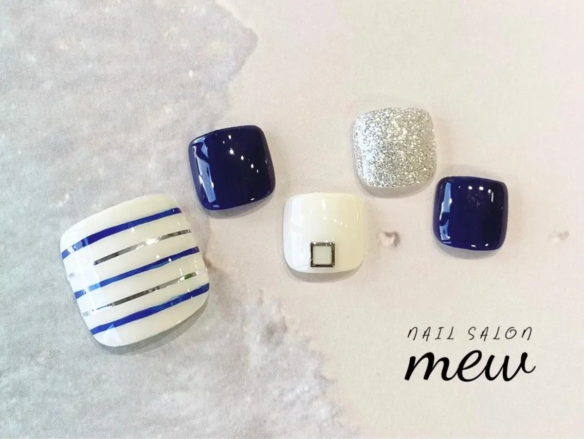 ネイル フットネイル Nail salon mewのネイルデザイン