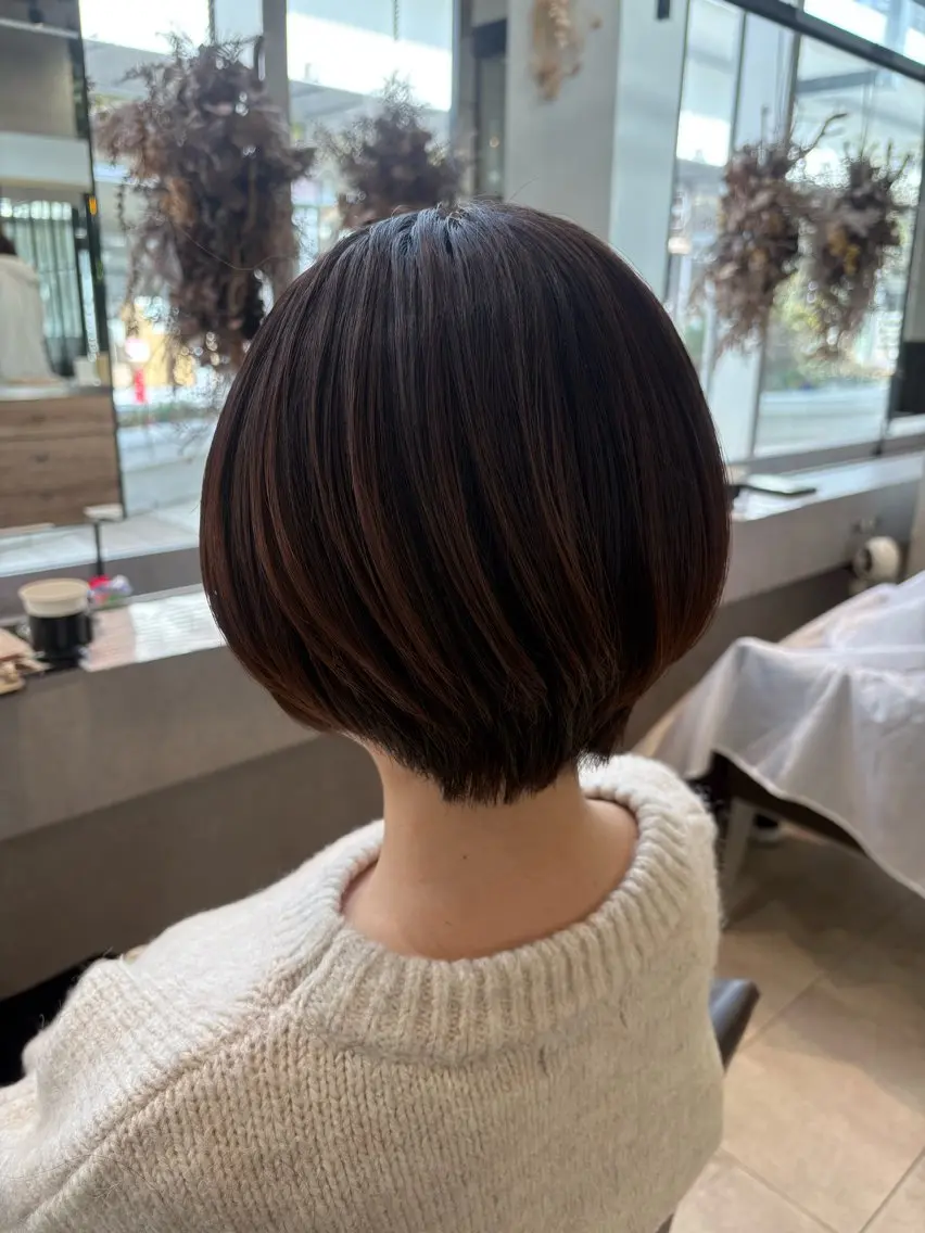 ショート ノンダメージカラー/ ボブ/RINのヘアスタイル