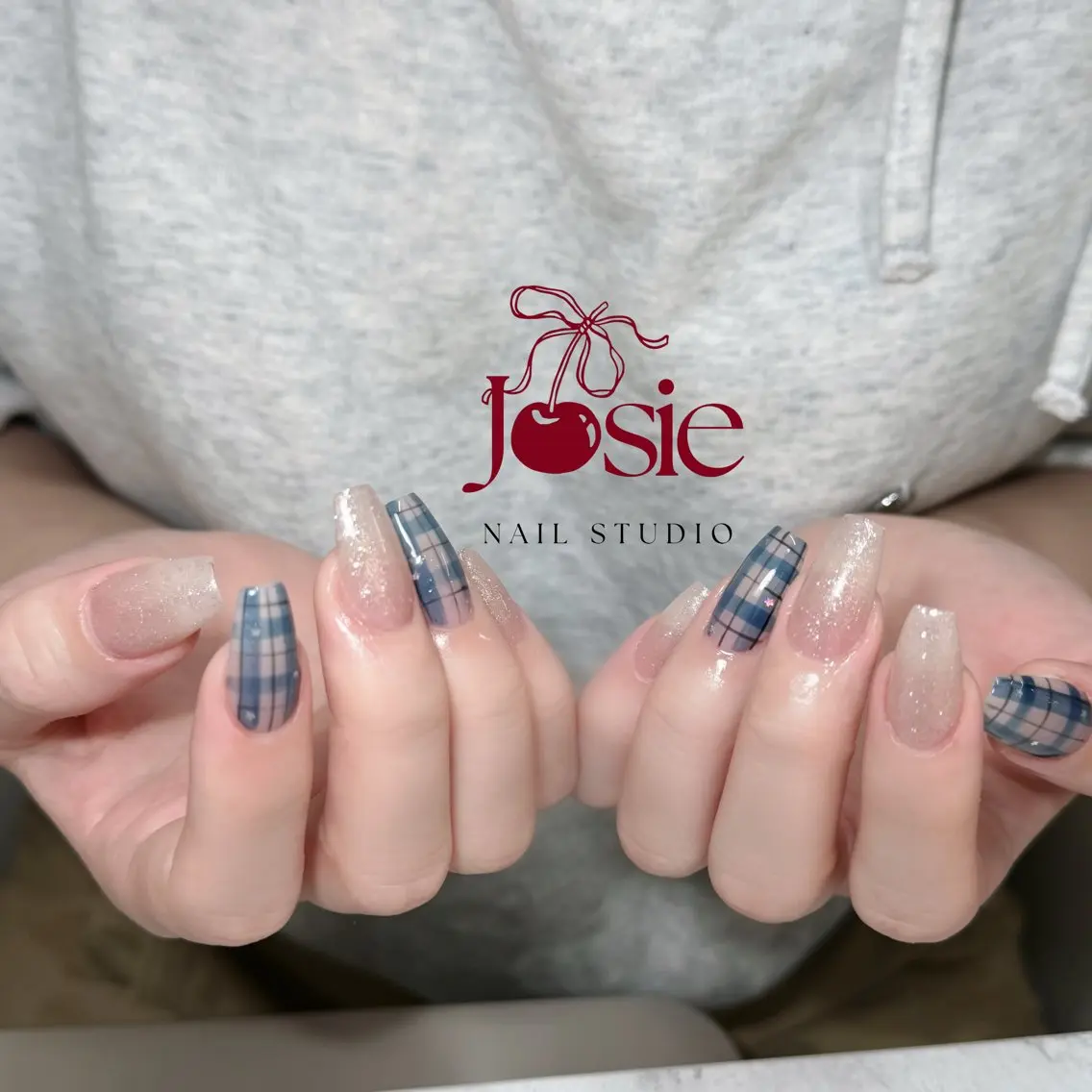 ネイル 長さ出し フレンチネイル グラデーション 韓国ネイル ロングネイル ハンドネイル Josie nail salonのネイルデザイン