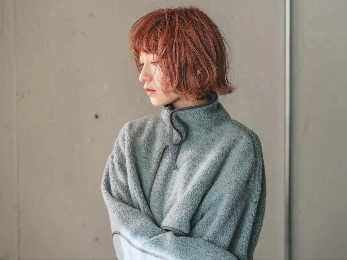 ショート ボブ ヘアカラー トリートメント 奥村 紘のヘアスタイル