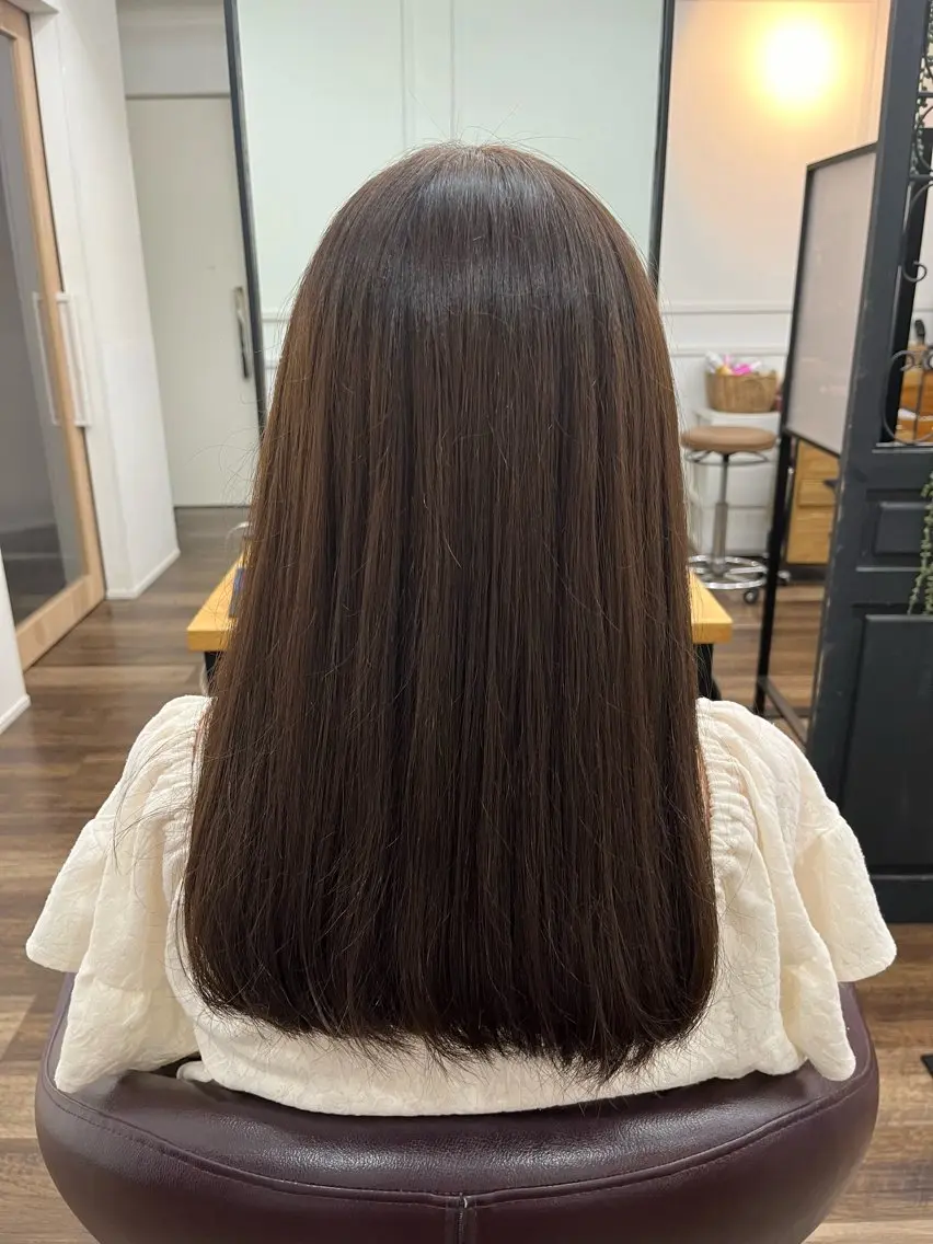 ロング カラー ブラウンカラー 【成増Serein】 中俣 愛梨のヘアスタイル
