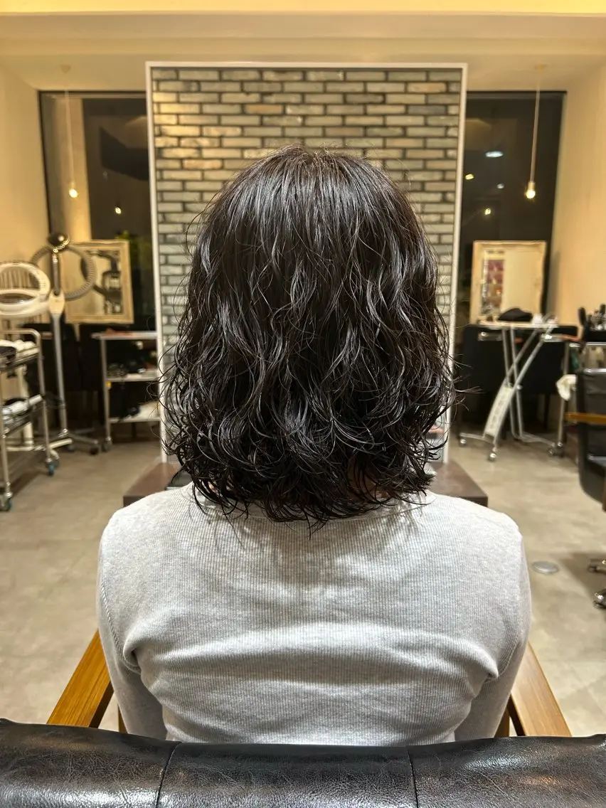 ミディアム カラー hirano harukaのヘアスタイル