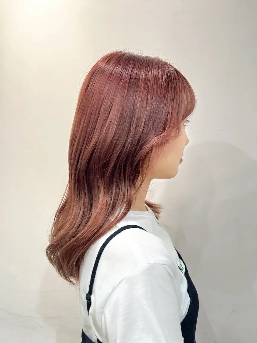 セミロング カラー メンズ/透明感カラー lar Hana🌻のヘアスタイル