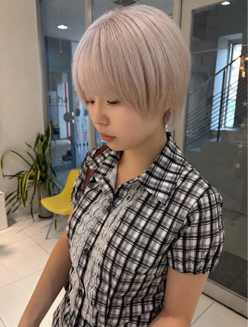 ショート カラー カット ヘアカラー 浅野 匠のヘアスタイル