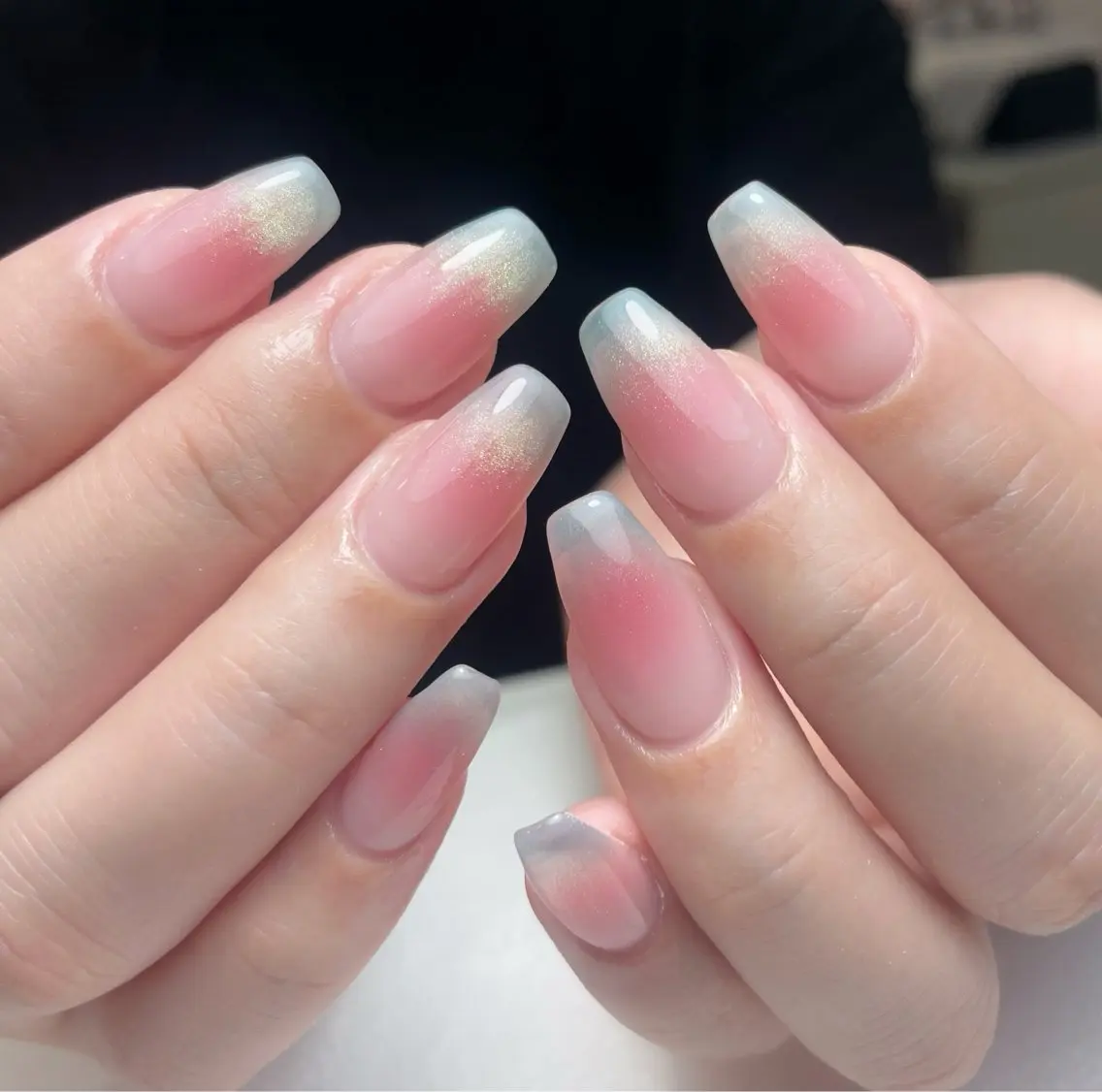 ネイル チークネイル 長さ出し フレンチネイル ジェルネイル 韓国ネイル 中野駅から2分 MEO NAILのネイルデザイン