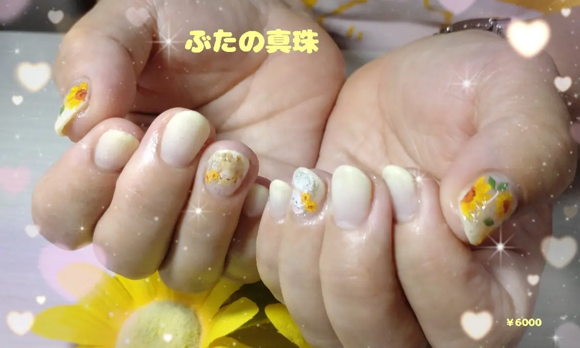 ネイル ハンドネイル 林 珠里のネイルデザイン