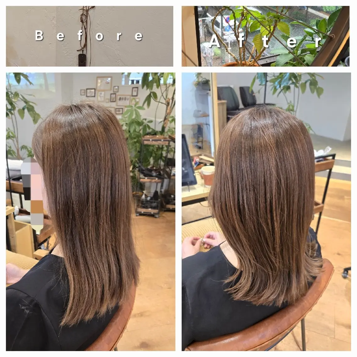 セミロング くびれヘア レイヤーカット 銀座knoll🌿 【平日朝限定cut】のヘアスタイル