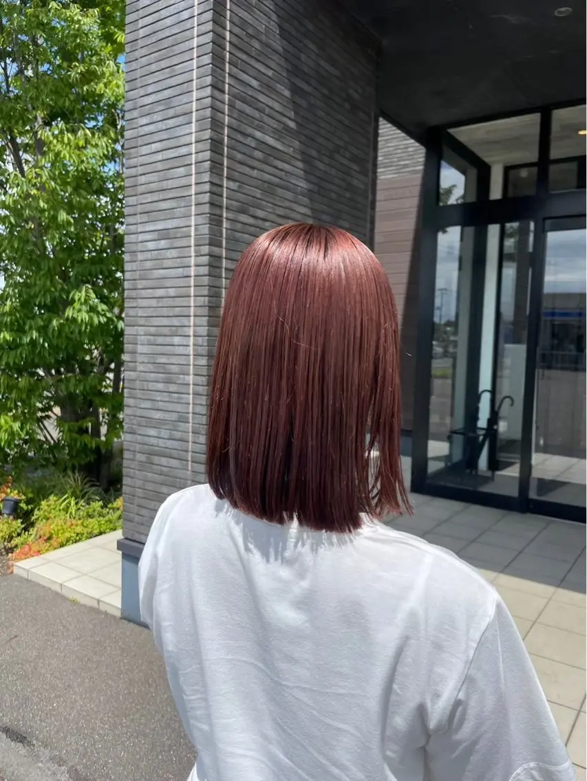 🍒ブリーチ+カラー＋3stepトリートメント🍒の写真