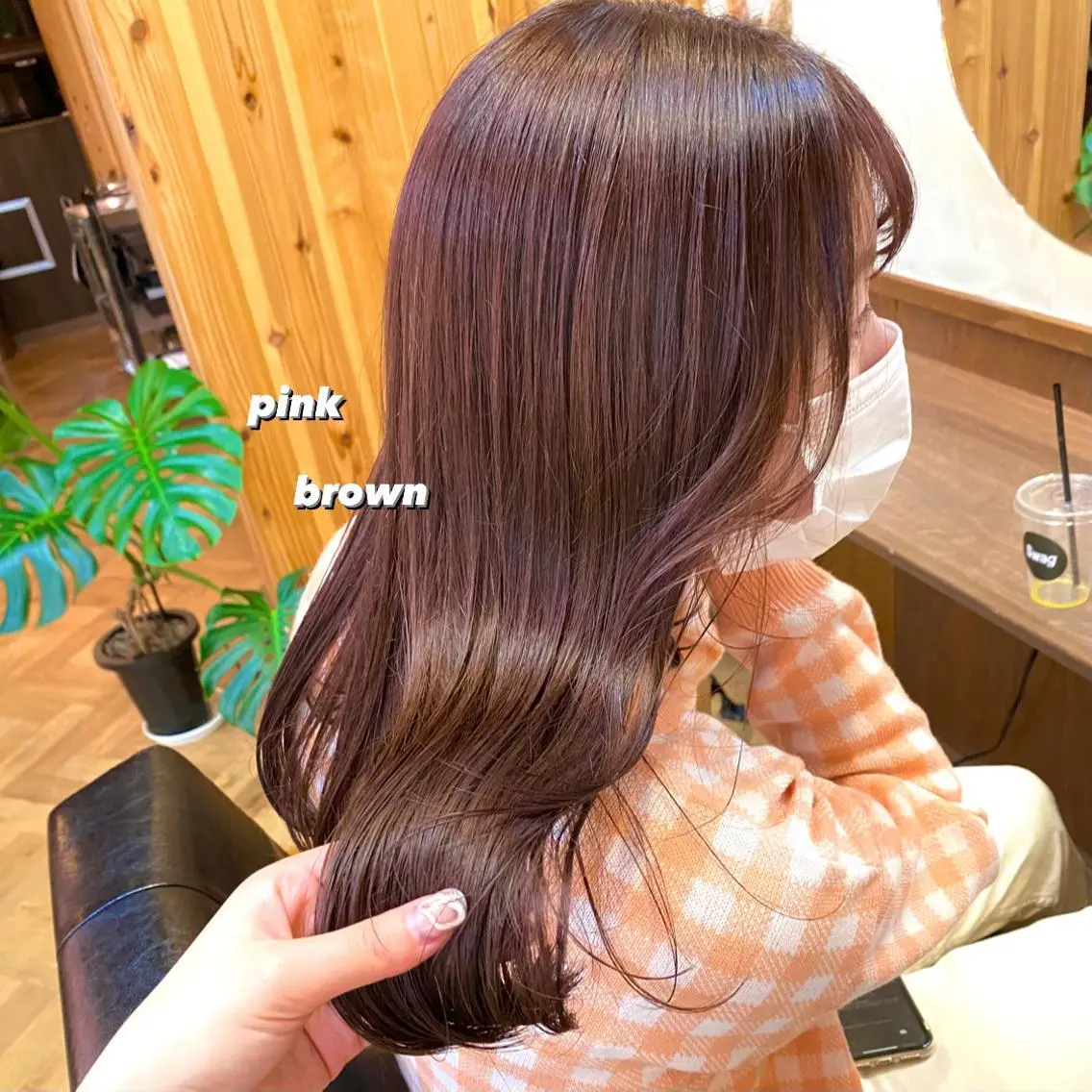 セミロング カラー パーマ ヘアアレンジ メンズ キッズ ネイル マツエク・マツパ メンズブリーチ ブリーチ ブリーチなしカラー ナチュラル ブラウン 前川 朋香のヘアスタイル