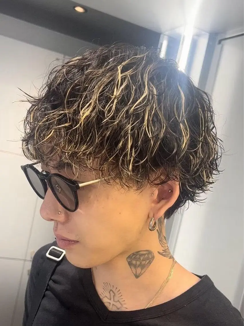 カラー パーマ メンズ 当日予約⭕️ 太田のヘアスタイル