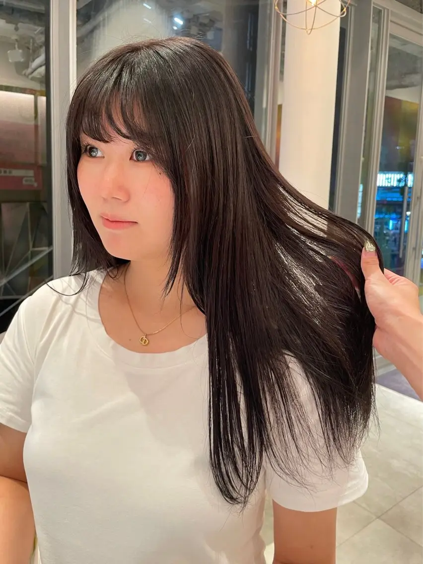 ロング 近藤 奏音のヘアスタイル