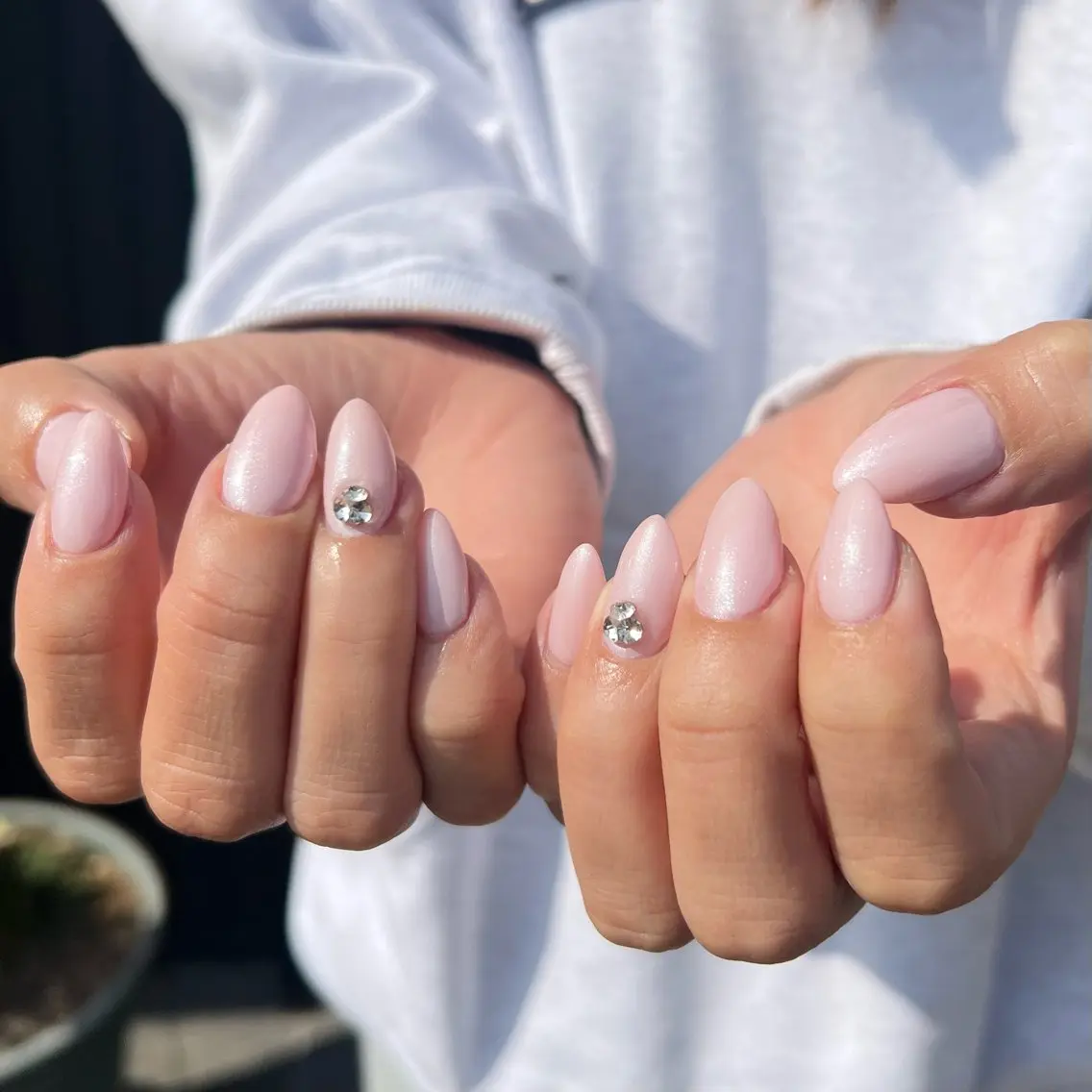 ネイル ワンカラーネイル ハンドネイル nailsalon Solnaのネイルデザイン