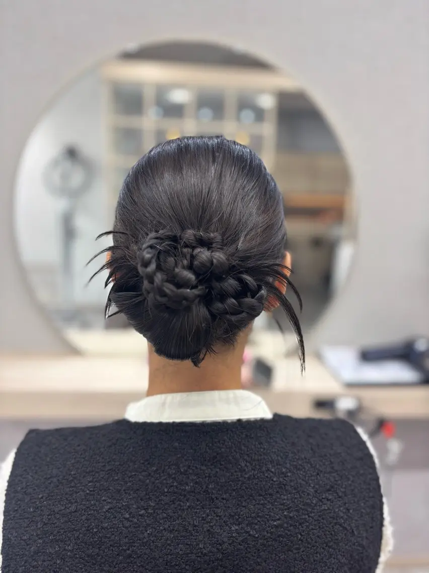 セミロング ヘアアレンジ ヘアセット 🦋ハイライト/ カラー/こなつ🦋のヘアスタイル