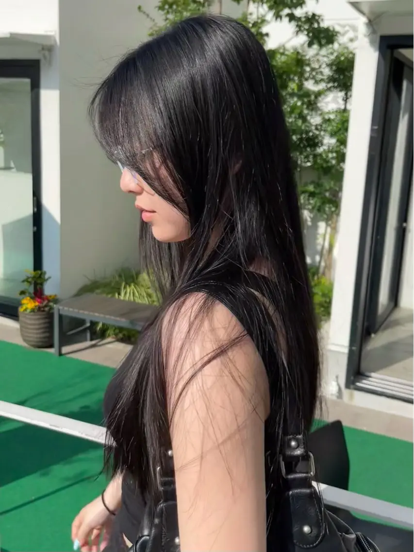 ロング 縮毛矯正 園田 渉 ◤SHIKIO◢のヘアスタイル