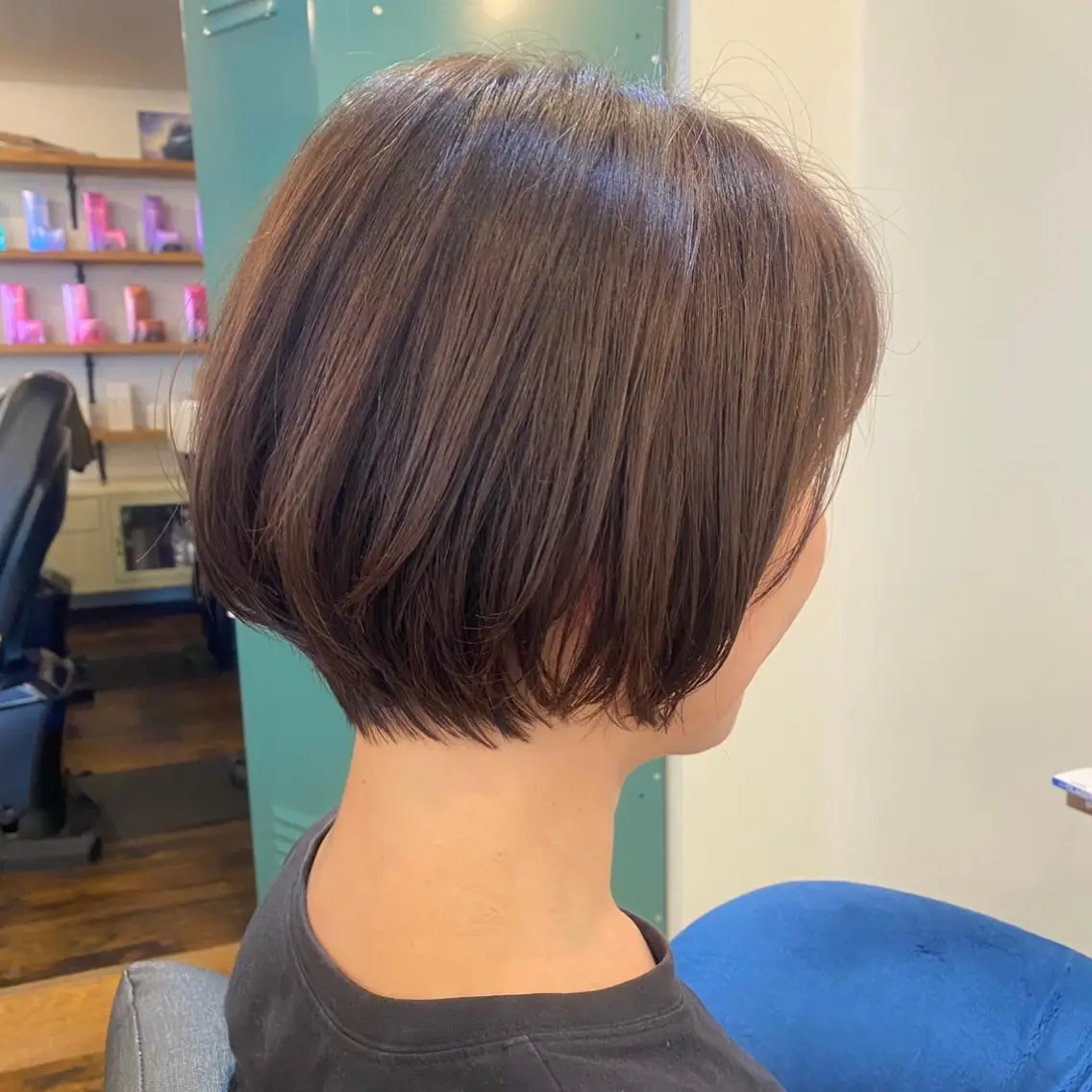 ショート カット ヘアカラー トリートメント 丸岡 美穂のヘアスタイル