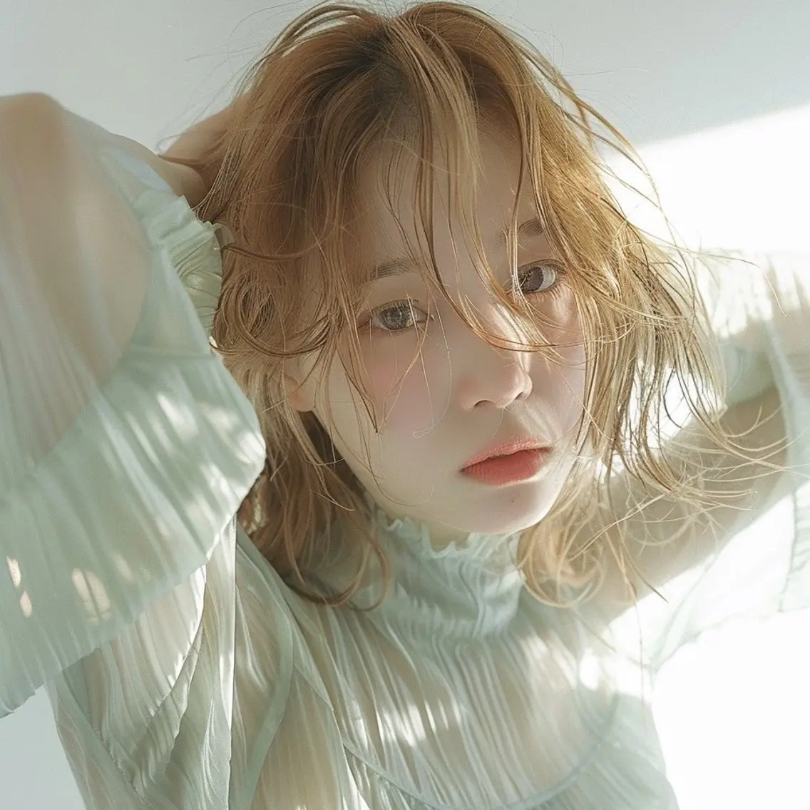 カラー ヘアカラー トリートメント 束感まつぱ🫧 なつき🫧のヘアスタイル