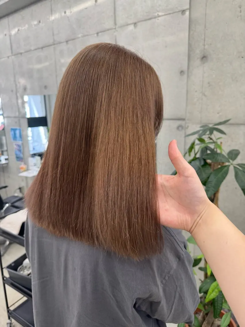 カラー ヘアカラー Asami/名古屋/ ハイトーン/デザインのヘアスタイル