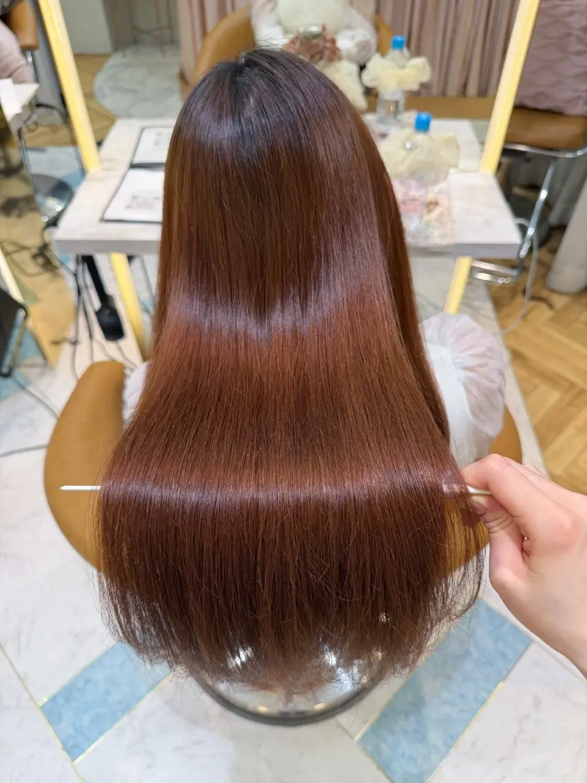 縮毛矯正 トリートメント 羽田野 光希のヘアスタイル