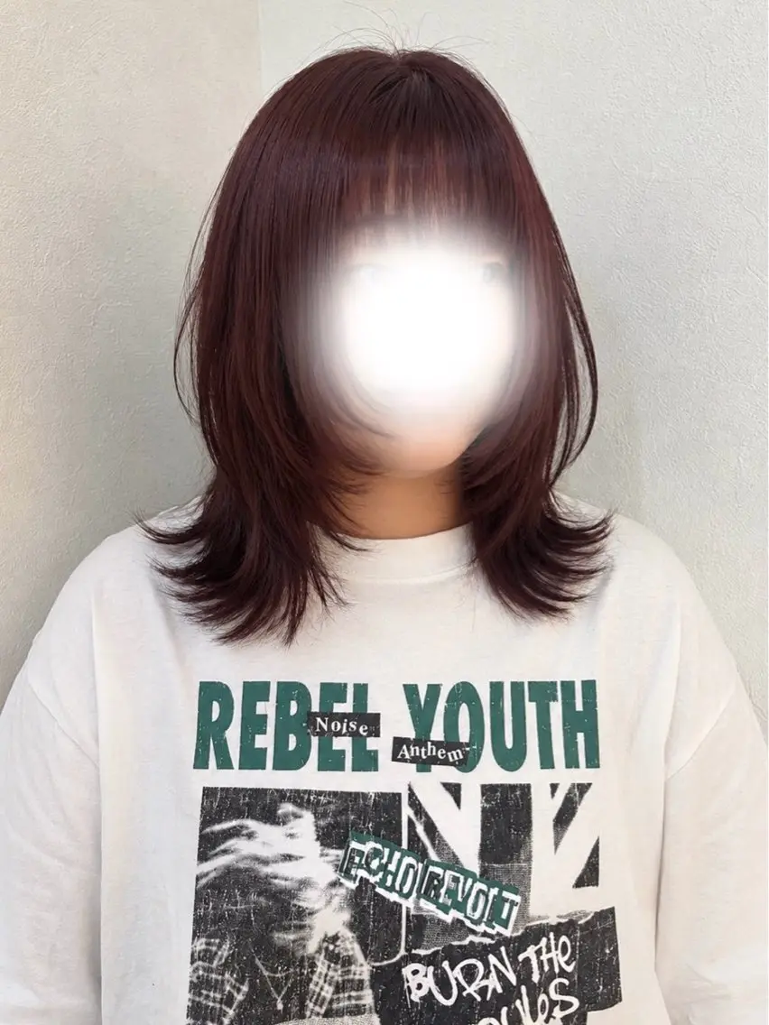 ミディアム カラー 艶感暖色カラー🥀/ レイヤー / れいかのヘアスタイル