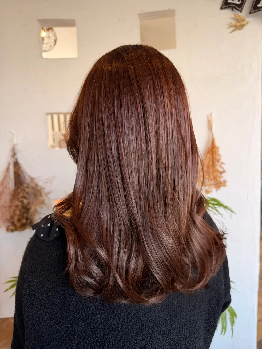 ロング カラー カット ヘアカラー ヘッドスパ 🌸小掛🌸 豊橋外国人風カラーのヘアスタイル