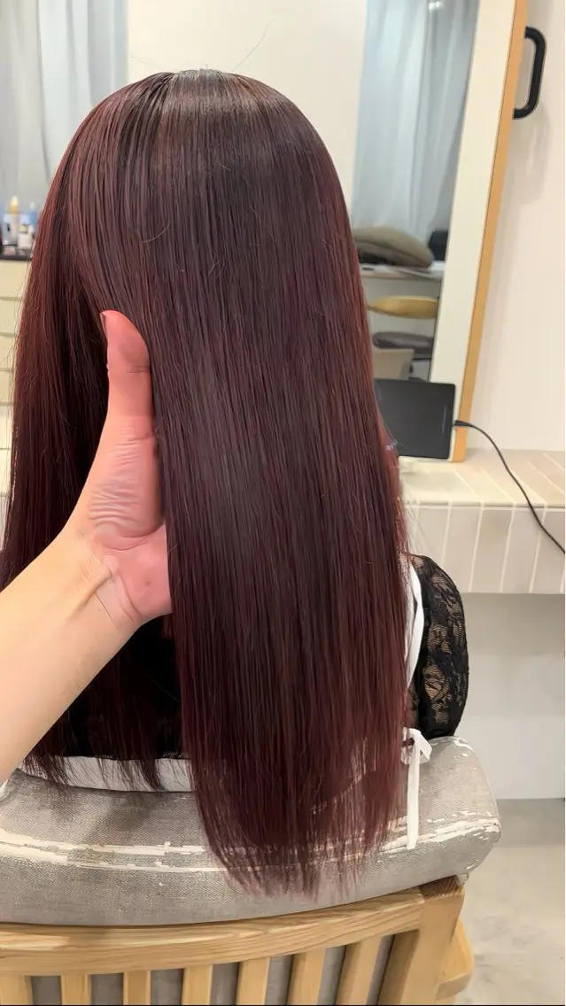 ロング カラー カット ヘアカラー トリートメント 【半個室サロン】 Lily🌈 ユウキのヘアスタイル