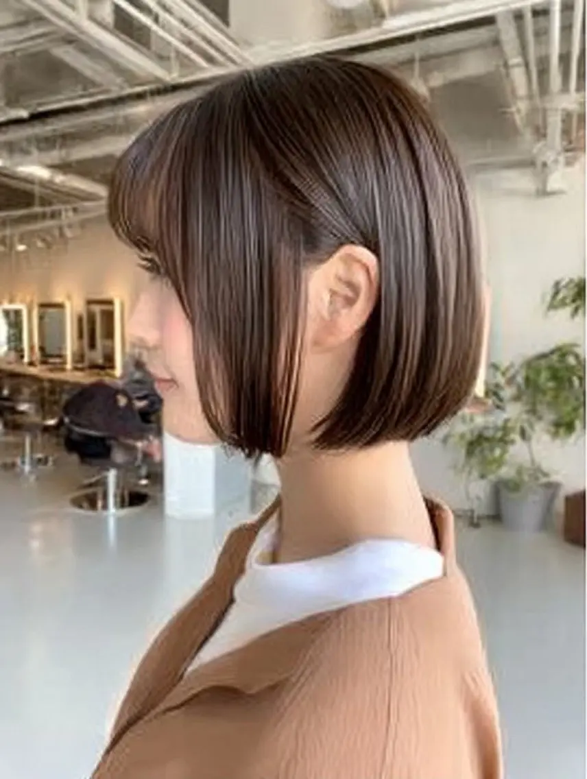 ロング 縮毛矯正 絶対綺麗な暖色カラー 🎯あります✨増渕✨のヘアスタイル