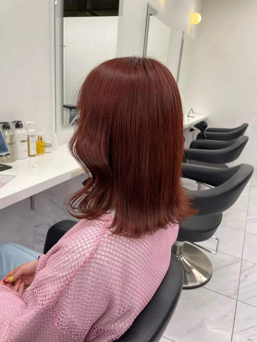 ショート カラー ヘアアレンジ カット ヘアカラー トリートメント ヘアセット 💗横浜美容室 💗HARUNAのヘアスタイル