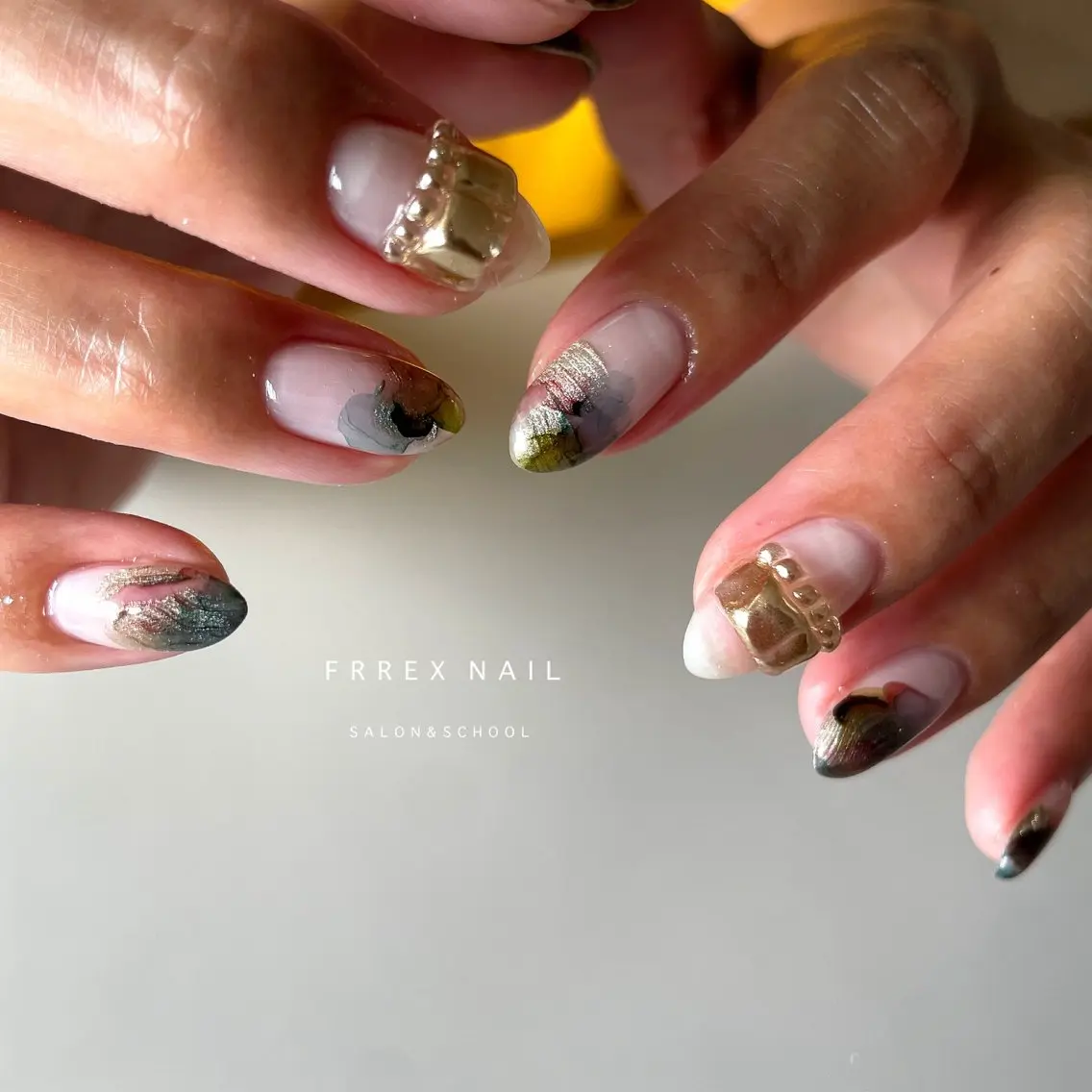 ネイル ニュアンスネイル ハンドネイル フットネイル freex nail /ニュアンス/個性派のネイルデザイン