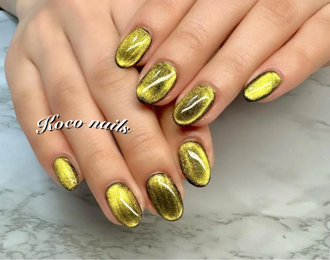 ネイル マグネットネイル ハンドネイル Mai’s nailのネイルデザイン