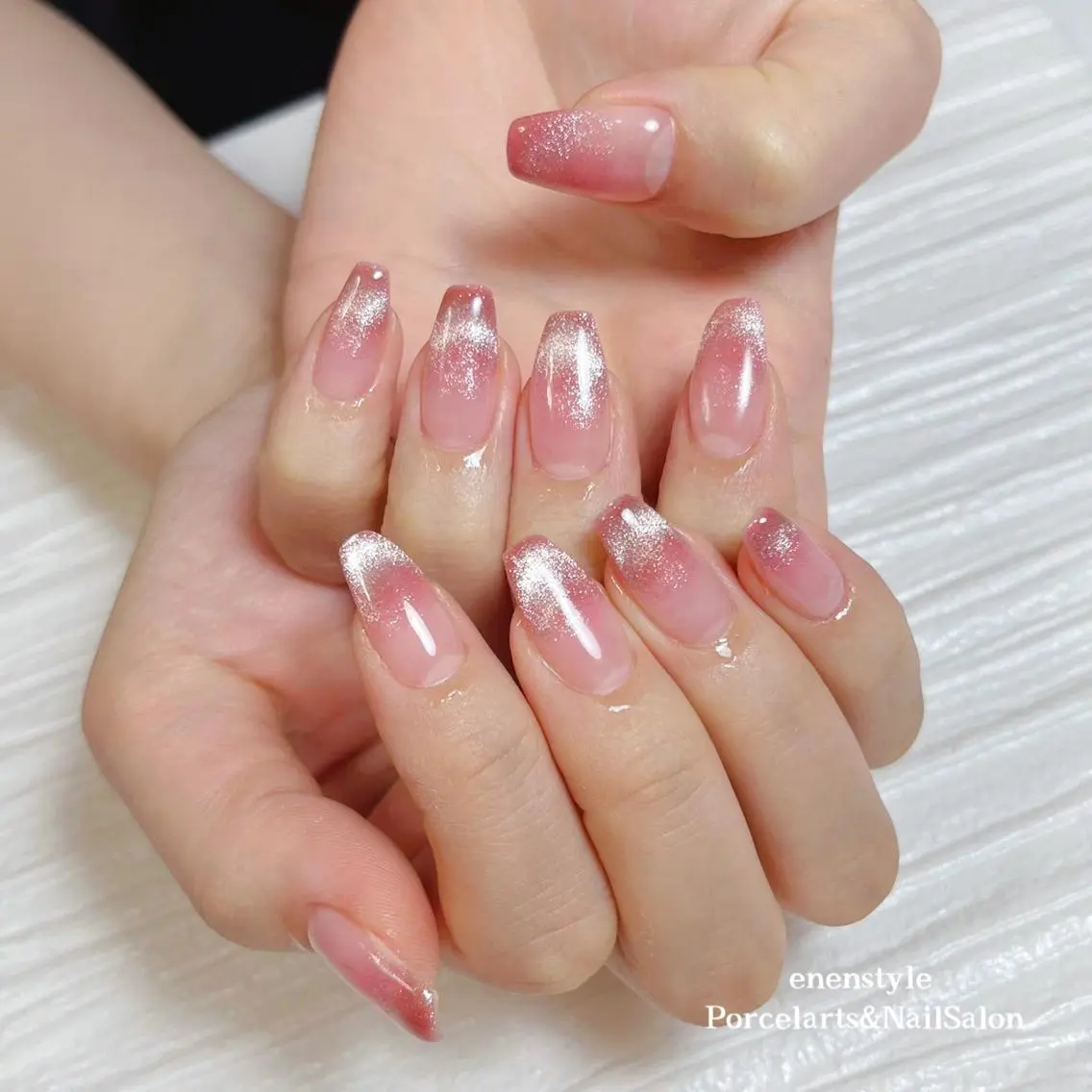 ミディアム ネイル 🐾enen style 🐾のネイルデザイン