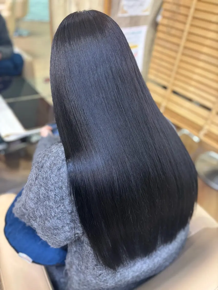 【湿気対策に❕】うるツヤ髪質改善ストレート✨（フル）の写真