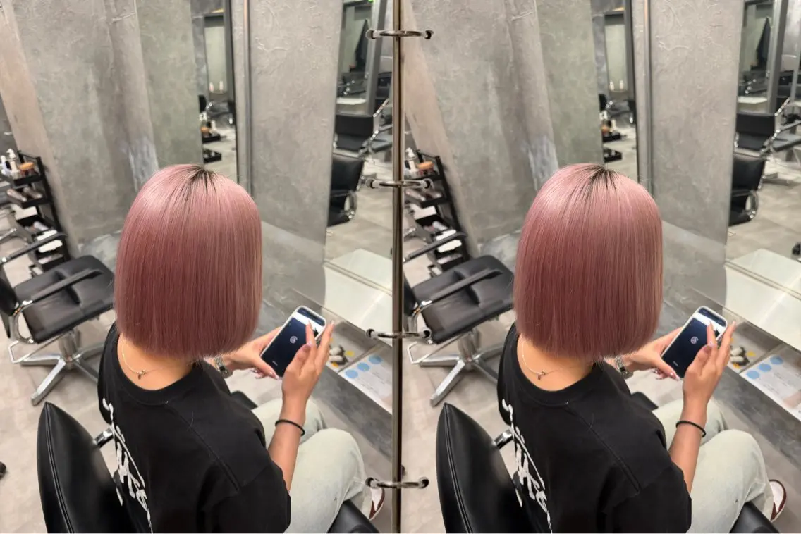 カラー Mirai 似合わせ×透明感🪽のヘアスタイル