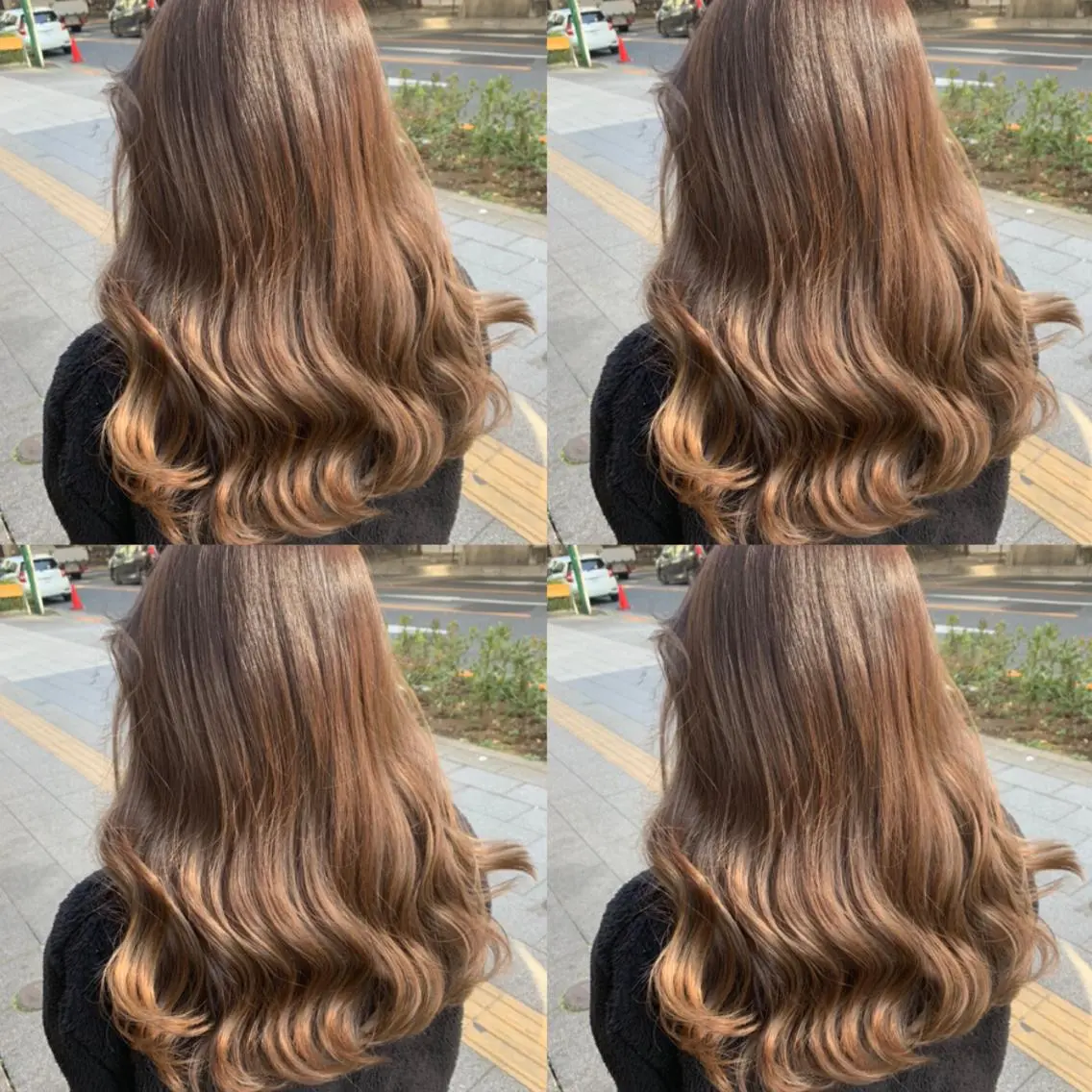 セミロング カラー ヘアアレンジ 🦋レイヤー特化/ 羽エク/ナツミ🦋のヘアスタイル