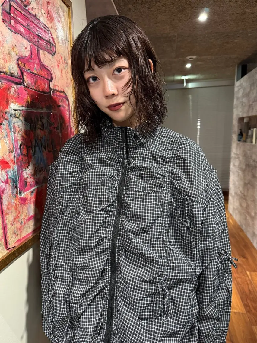ショート カラー パーマ カット ヘアカラー パーマ トリートメント mai / linoah˚✧のヘアスタイル