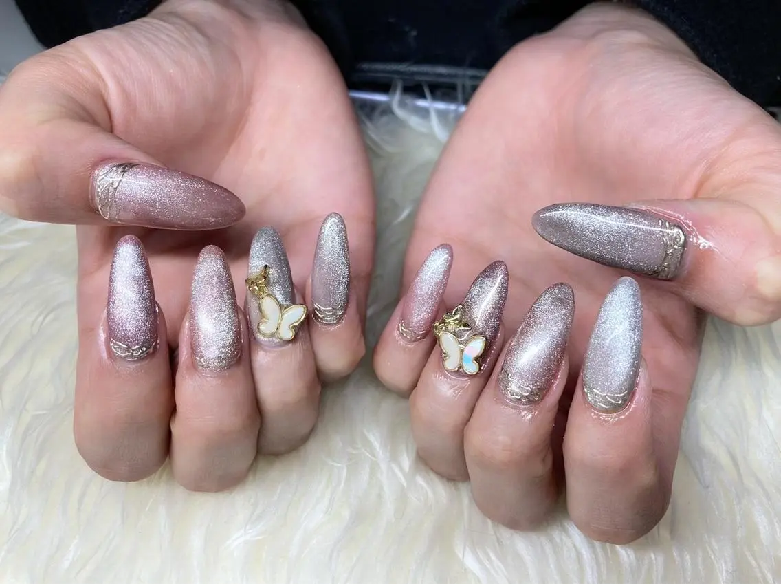 ネイル ジェルネイル パラジェル スカルプネイル 冬ネイル ハンドネイル Nail&eye Belire 新宿のネイルデザイン