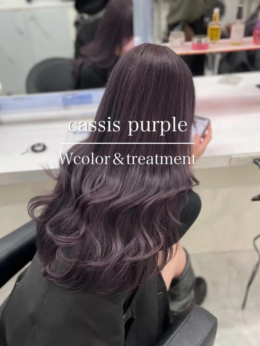 ロング カラー 💜RIO/韓国風 寒色・暖色カラー💜のヘアスタイル