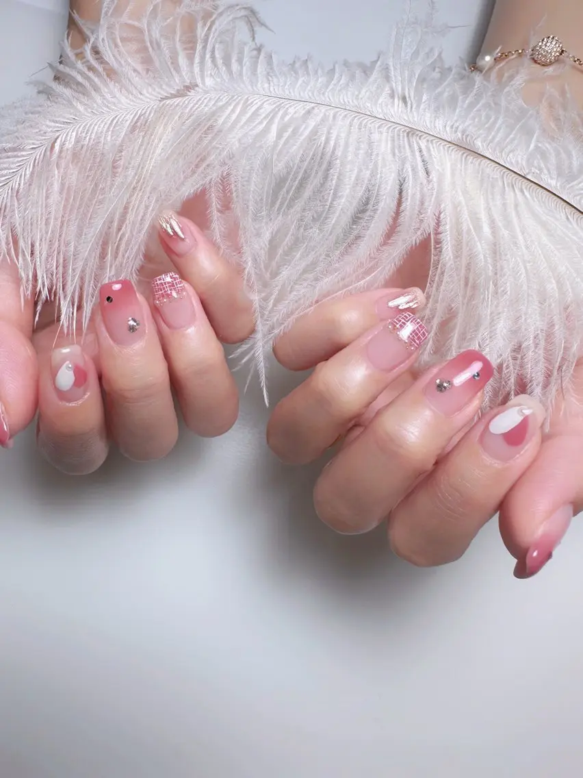 ネイル ハンドネイル 👍thumbs up nail👍のネイルデザイン