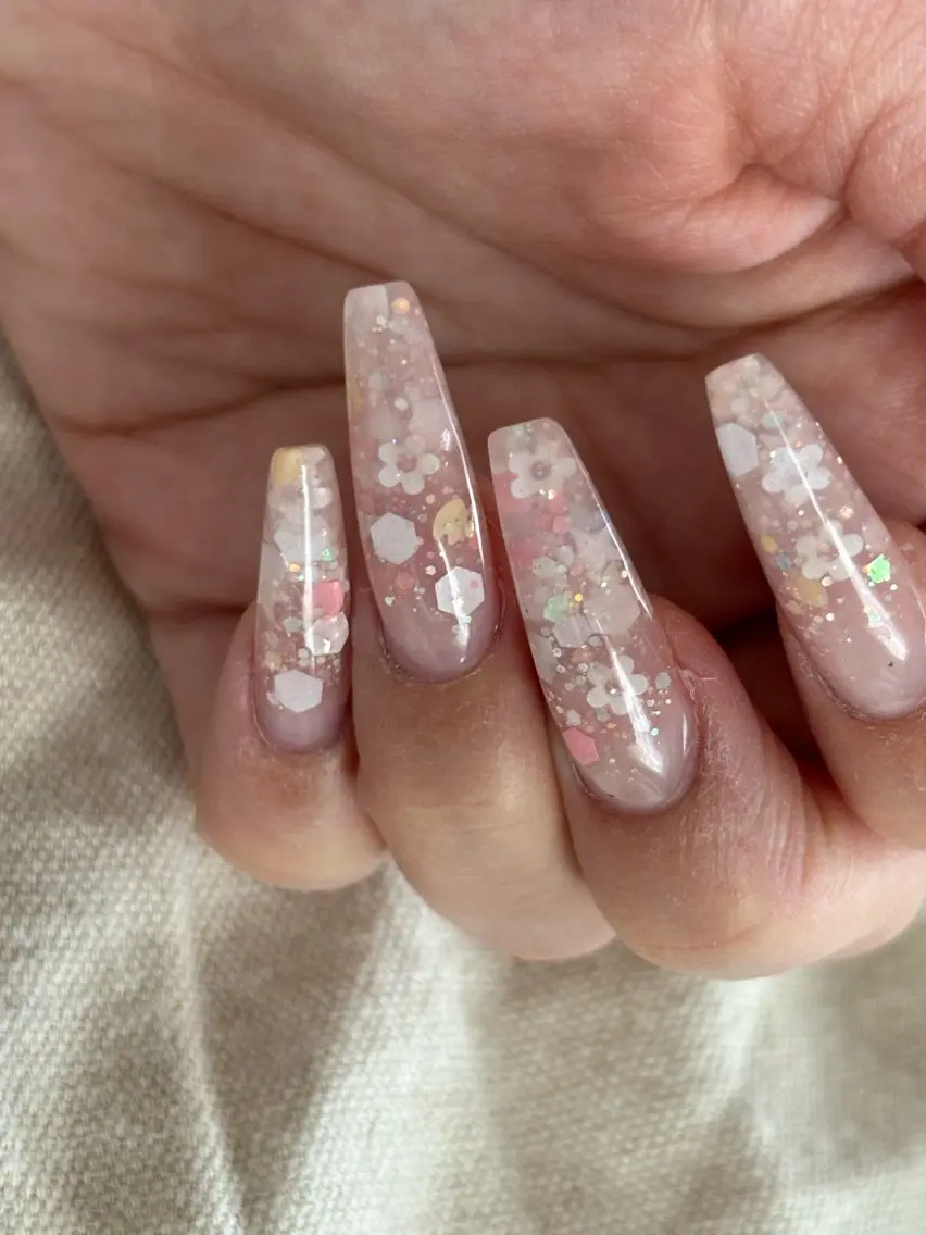 ネイル ロングネイル スカルプネイル スクエアネイル kajitani yukinaのネイルデザイン