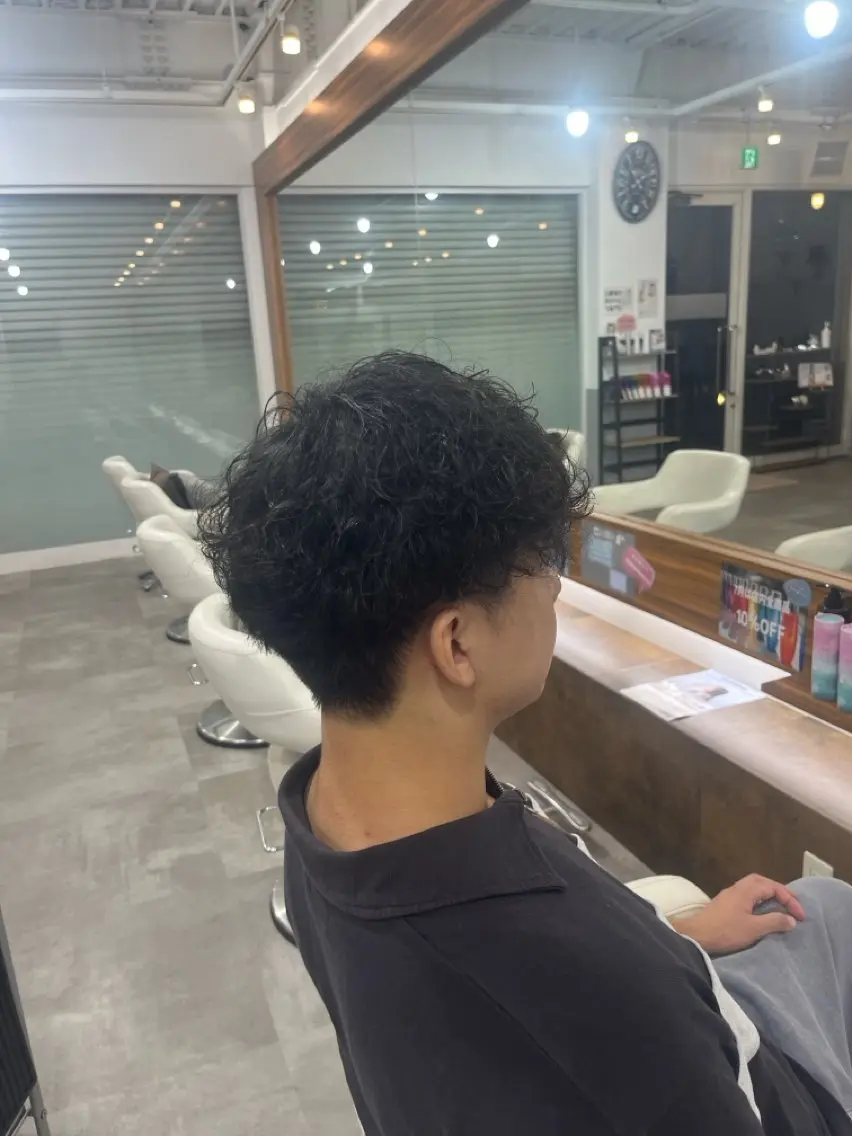 パーマ カット パーマ 我満 宏映のヘアスタイル