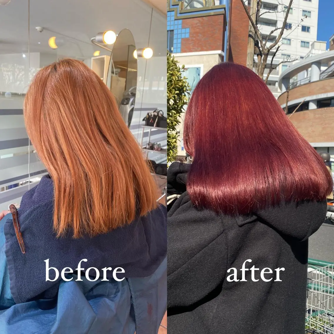 🌺大人気🌺カット + ケアブリーチリタッチ + ケアカラー✨8stepTR付💓コテ仕上げ🦋の写真